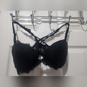 Victoria's Secret Racerback Bra Black 36C
